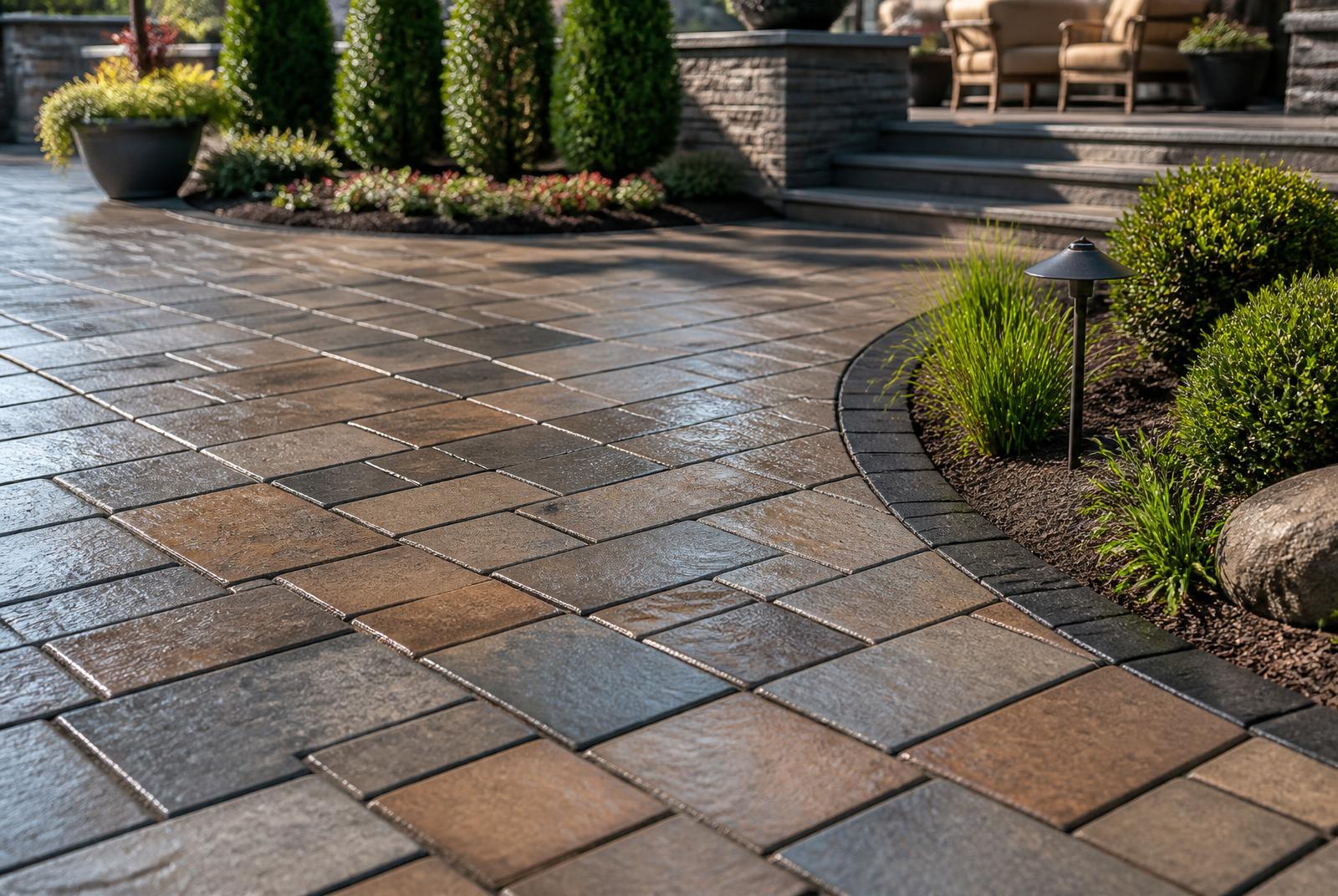 Paver Cleaning, Sanding & Sealing